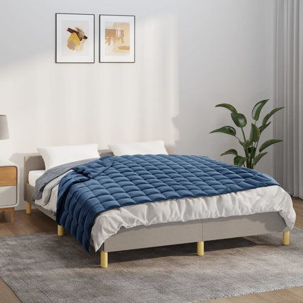 Weighted Blanket Blue 55.1"x78.7" 22 lb Fabric
