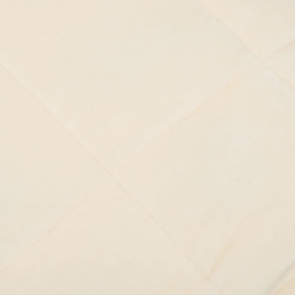 Weighted Blanket Light Cream 55.1"x78.7" 13.2 lb Fabric
