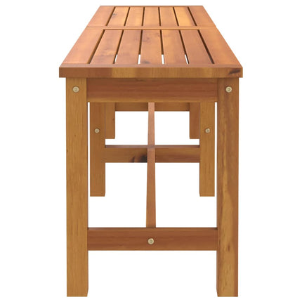 Patio Bench 59.1"x13.8"x17.7" Solid Wood Acacia