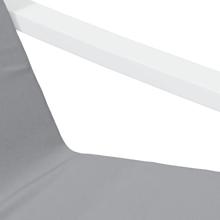 Relaxing Chair Light Gray Fabric