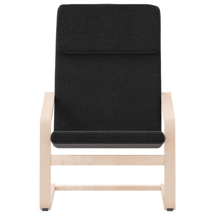 Relaxing Chair Black Fabric