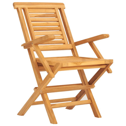 Garden Dining Set Natural Teak Solid Teak Wood 5 Piece Set