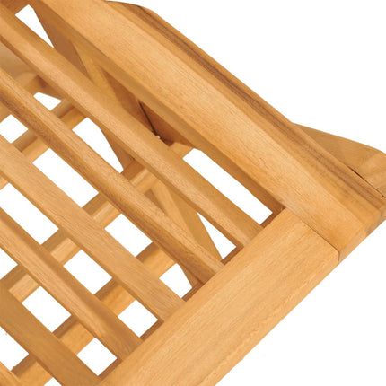 Garden Dining Set Natural Teak Solid Teak Wood 5 Piece Set