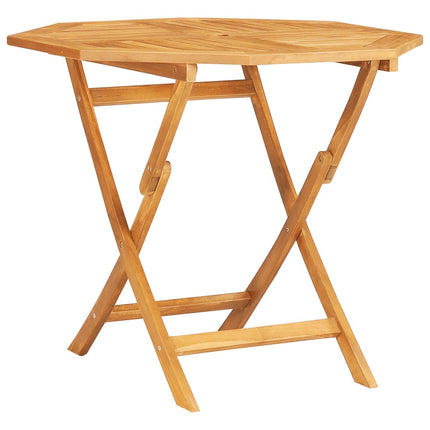 Garden Dining Set Natural Teak Solid Teak Wood 5 Piece Set