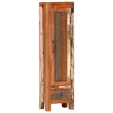 Bathroom Furniture Set Multi-colored Solid reclaimed wood, glass