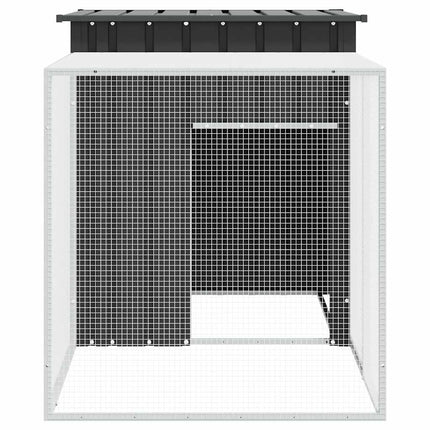 Rabbit Cage Anthracite 78.7"x35.8"x39.4" Galvanized Steel