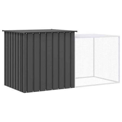 Rabbit Cage Anthracite 78.7"x35.8"x39.4" Galvanized Steel