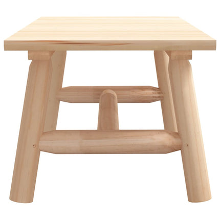Coffee Table 35.4"x19.7"x16.1" Solid Wood Spruce