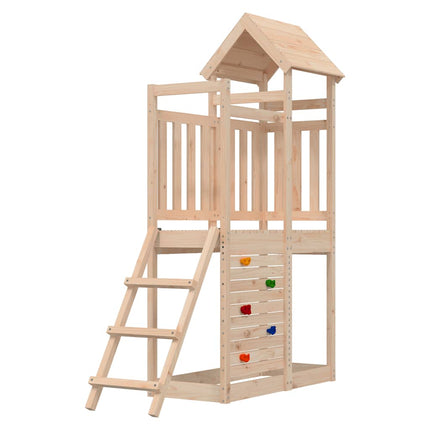Outdoor Playset Natural wood Solid pine wood Large Durable