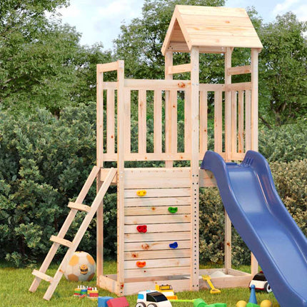 Outdoor Playset Natural wood Solid pine wood Large Durable