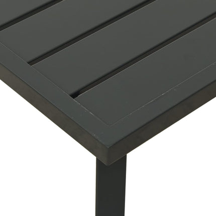 Patio Coffee Table Anthracite 43.3"x21.7"x13.8" Steel