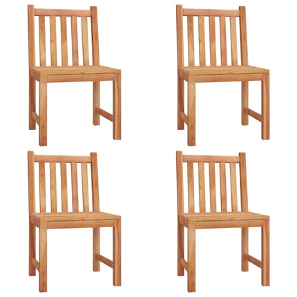 5 Piece Patio Dining Set Solid Wood Teak