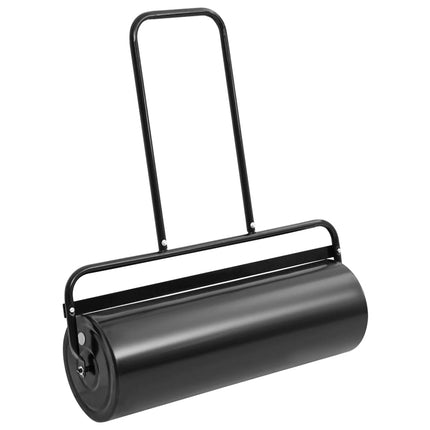 Garden Lawn Roller Push Black 16.6 gal Iron and Steel