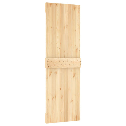 Door NARVIK Natural 27.56 x 82.68 in Solid Pine Wood