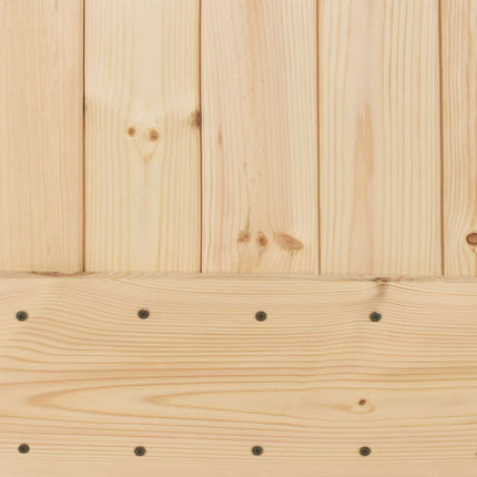 Door NARVIK Natural 33.46 x 82.68 in Solid Pine Wood