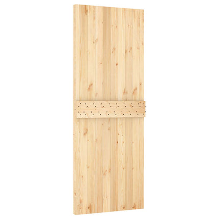 Door NARVIK Natural 31.50 x 82.68 in Solid Pine Wood