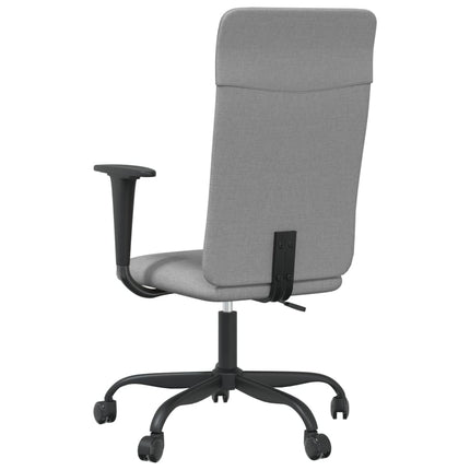 Office Chair Light Gray Fabric