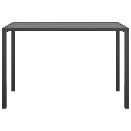 Patio Dining Table Anthracite 43.3"x21.3"x27.6" Steel