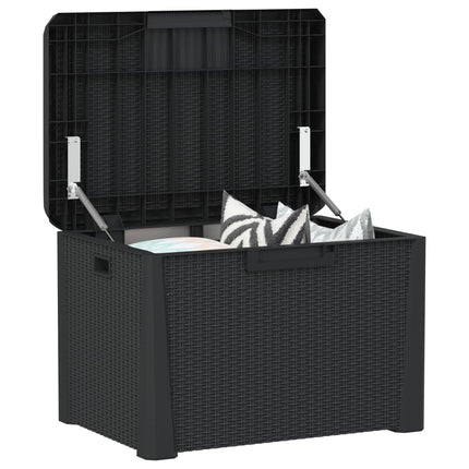 Patio Storage Box Anthracite 33 gal PP