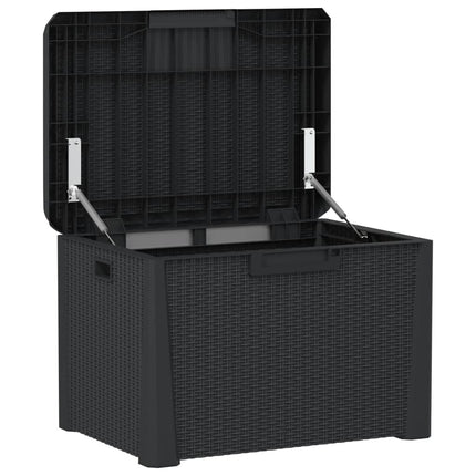 Patio Storage Box Anthracite 33 gal PP