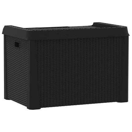 Patio Storage Box Anthracite 33 gal PP