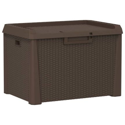 Patio Storage Box Brown 33 gal PP