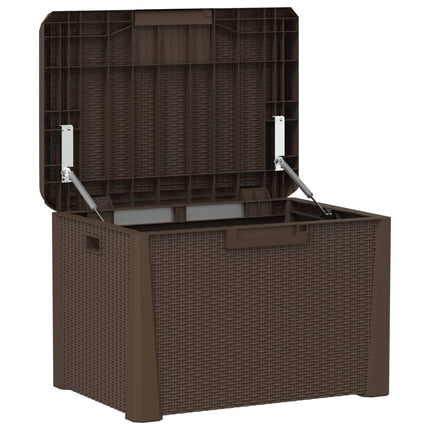 Patio Storage Box Brown 33 gal PP