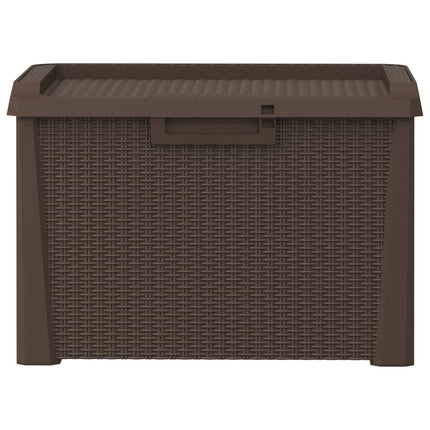 Patio Storage Box Brown 33 gal PP