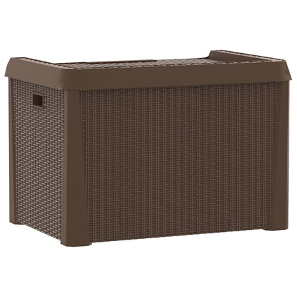 Patio Storage Box Brown 33 gal PP