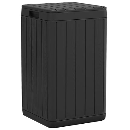 Outdoor Garbage Bin Anthracite 15"x15"x25.6" PP