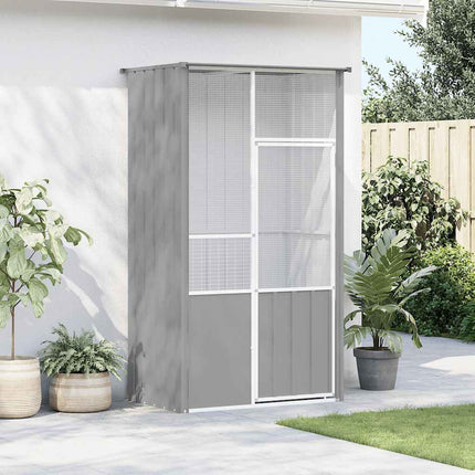 Bird Cage Gray 45.3"x30.7"x78.7" Galvanized Steel
