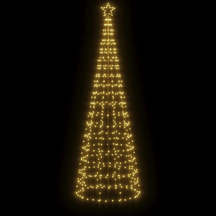 LED Christmas Tree with Spikes 570 LEDs Warm White 118.1
