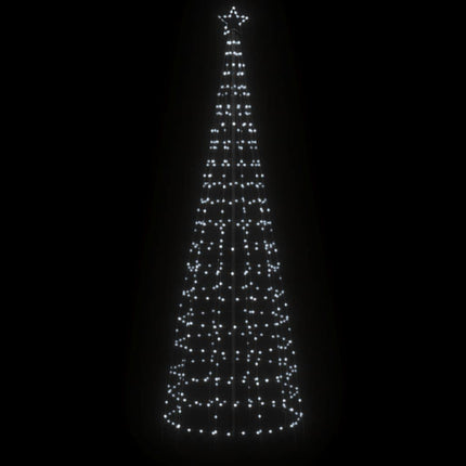 LED Christmas Tree with Spikes 570 LEDs Cold White 118.1