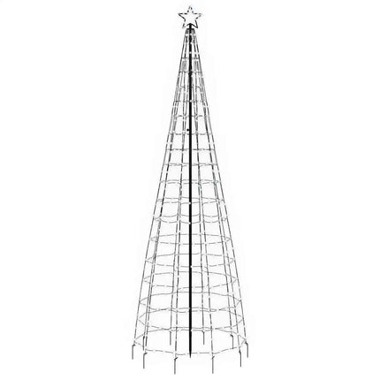 LED Christmas Tree with Spikes 570 LEDs Cold White 118.1