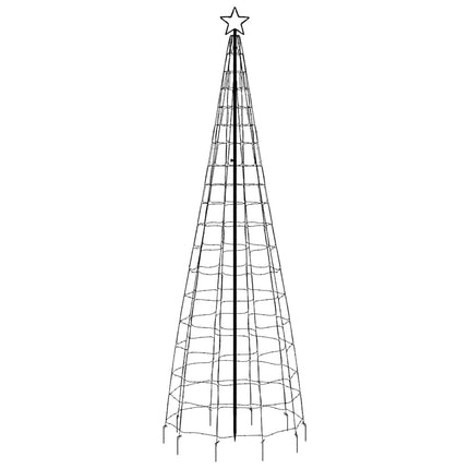 LED Christmas Tree with Spikes 570 LEDs Cold White 118.1
