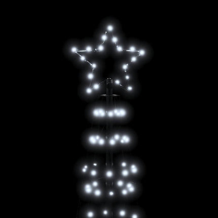 LED Christmas Tree with Spikes 570 LEDs Cold White 118.1