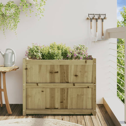 Garden Planter 35.4"x19.7"x27.6" Impregnated Wood Pine