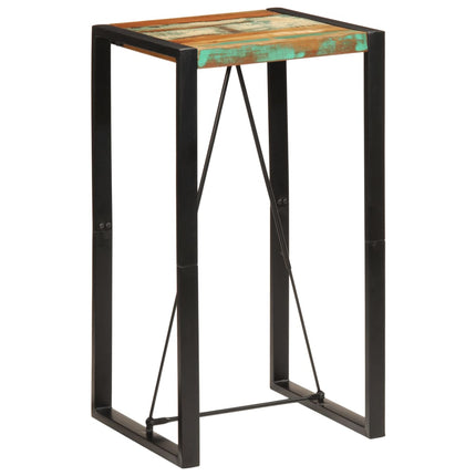 Bar Table 23.6"x21.7"x43.3" Solid Wood Reclaimed