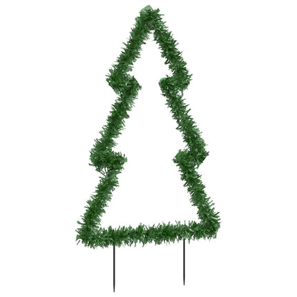 Christmas Light Decoration with Ground Spikes Tree 115 LEDs 35.4