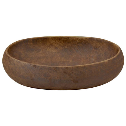 Countertop Basin Brown Oval 23.2x15.7x5.9" Ceramic