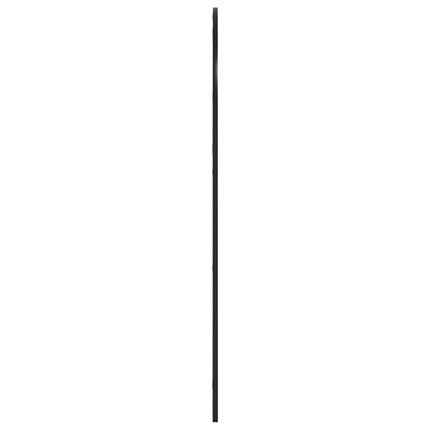 Wall Mirror Black 31.5"x47.2" Arch Iron