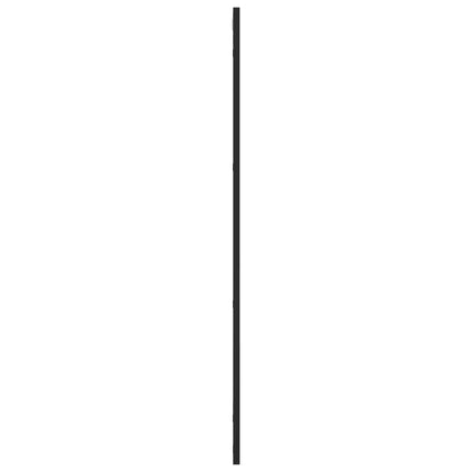 Wall Mirror Black 19.7"x39.4" Rectangle Iron