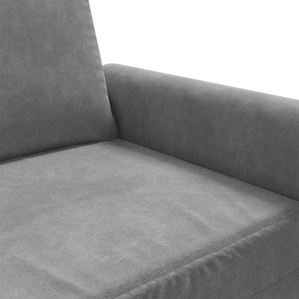 2-Seater Sofa Dark Gray 55.1" Velvet