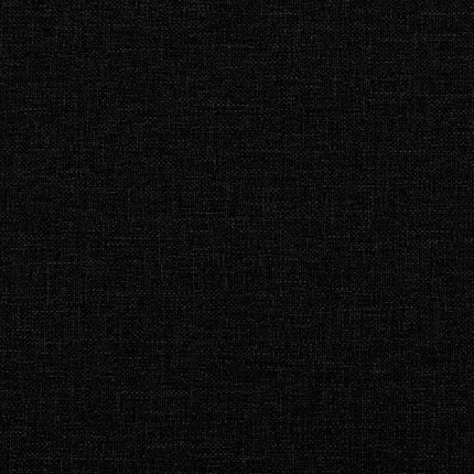 2-Seater Sofa Black 55.1" Fabric