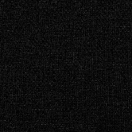 2-Seater Sofa Black 47.2" Fabric