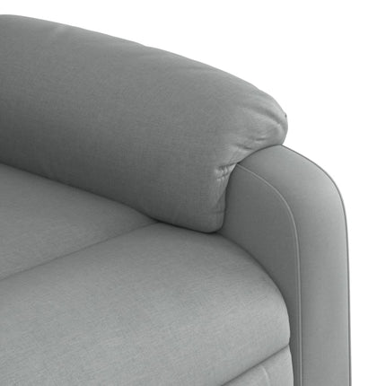 Recliner Chair Light Grey Fabric