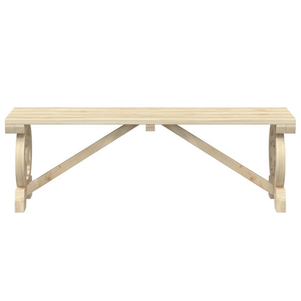 Patio Benches 2 pcs Solid Wood Fir