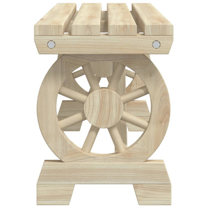 Patio Benches 2 pcs Solid Wood Fir