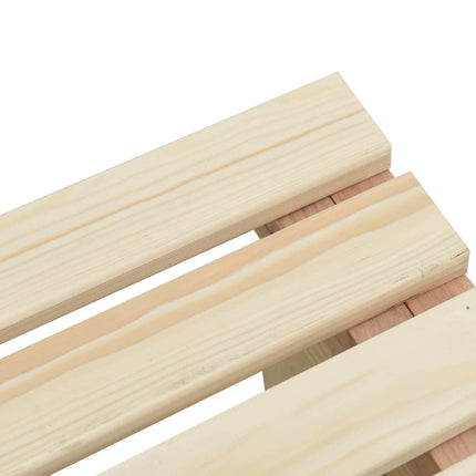 Patio Benches 2 pcs Solid Wood Fir