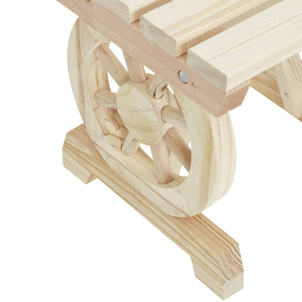 Patio Benches 2 pcs Solid Wood Fir
